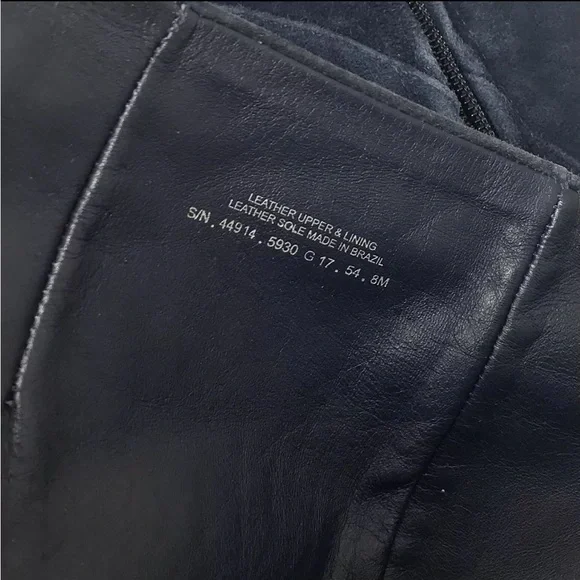 Tory Burch Addison Blue Suede Tall Boots Womens size 8M Royal Navy #44914 Zip Up - Picture 5 of 14